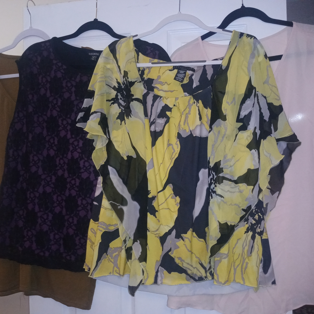 Cato George Apostrophe Tops. Lot Of 4.  All Size 18/20